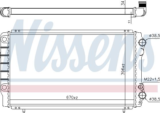 Nissens 697315 - Radiators, Motora dzesēšanas sistēma ps1.lv