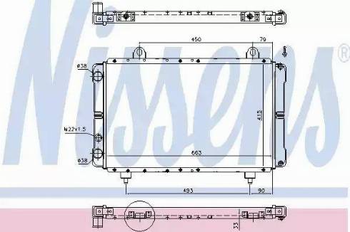 Nissens 63569 - Radiators, Motora dzesēšanas sistēma ps1.lv