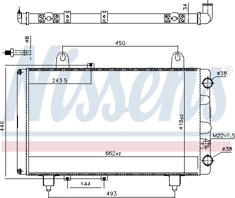 Nissens 696113 - Radiators, Motora dzesēšanas sistēma ps1.lv