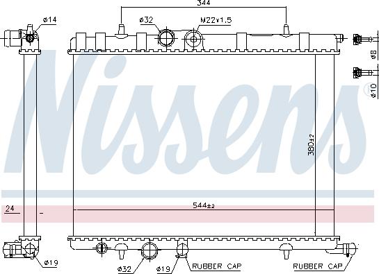 Nissens 697731 - Radiators, Motora dzesēšanas sistēma ps1.lv