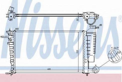 Nissens 63518A - Radiators, Motora dzesēšanas sistēma ps1.lv