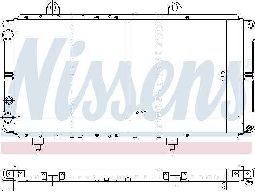 Nissens 695357 - Radiators, Motora dzesēšanas sistēma ps1.lv