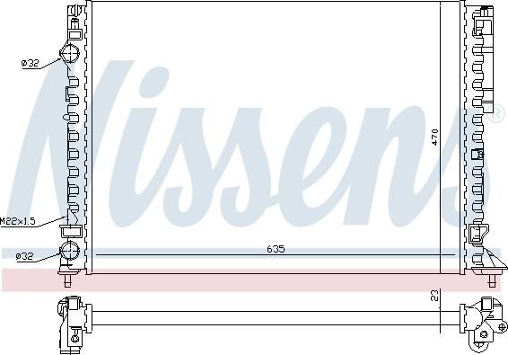 Nissens 696789 - Radiators, Motora dzesēšanas sistēma ps1.lv