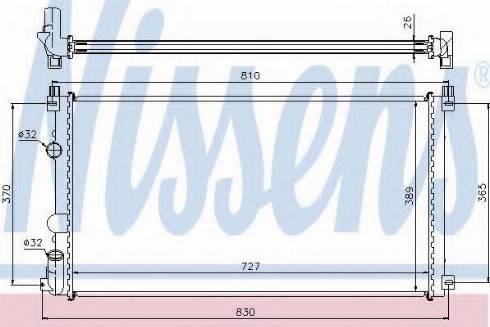 Nissens 63824 - Radiators, Motora dzesēšanas sistēma ps1.lv