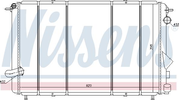 Nissens 63876 - Radiators, Motora dzesēšanas sistēma ps1.lv