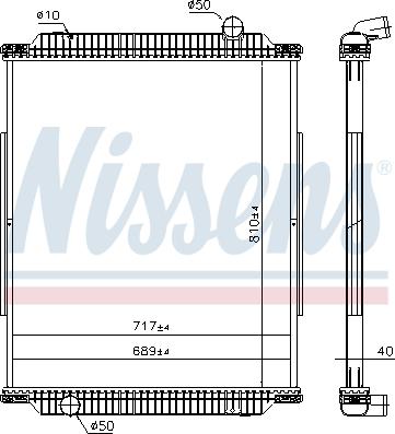 Nissens 637890 - Radiators, Motora dzesēšanas sistēma ps1.lv