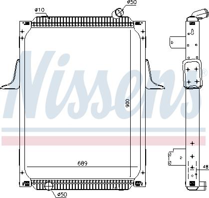 Nissens 637892 - Radiators, Motora dzesēšanas sistēma ps1.lv