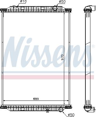 Nissens 637860 - Radiators, Motora dzesēšanas sistēma ps1.lv