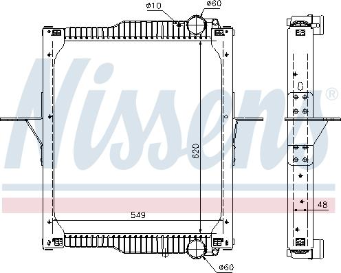 Nissens 63783 - Radiators, Motora dzesēšanas sistēma ps1.lv