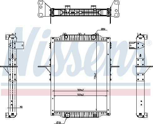 Nissens 637879 - Radiators, Motora dzesēšanas sistēma ps1.lv