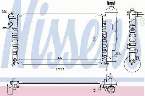 Nissens 63736 - Radiators, Motora dzesēšanas sistēma ps1.lv