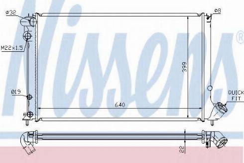 Nissens 63738A - Radiators, Motora dzesēšanas sistēma ps1.lv