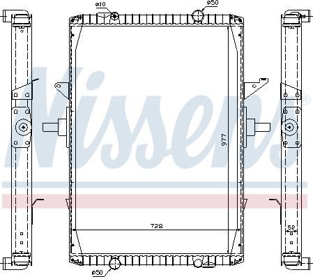 Nissens 63775A - Radiators, Motora dzesēšanas sistēma ps1.lv