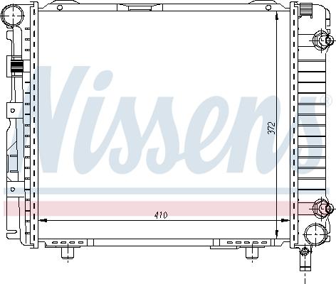 Nissens 62556 - Radiators, Motora dzesēšanas sistēma ps1.lv