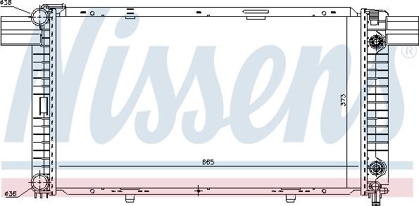 Nissens 62533 - Radiators, Motora dzesēšanas sistēma ps1.lv