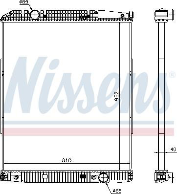 Nissens 626490 - Radiators, Motora dzesēšanas sistēma ps1.lv