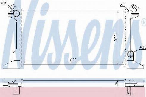 Nissens 62177A - Radiators, Motora dzesēšanas sistēma ps1.lv