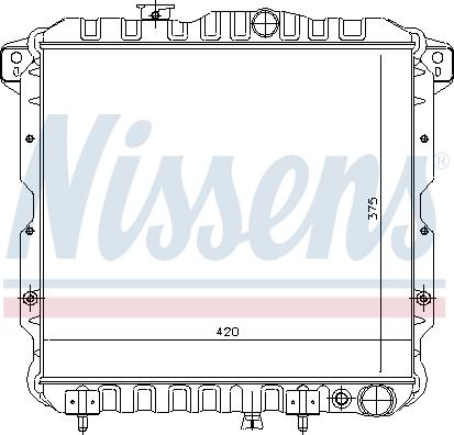 Nissens 62814 - Radiators, Motora dzesēšanas sistēma ps1.lv