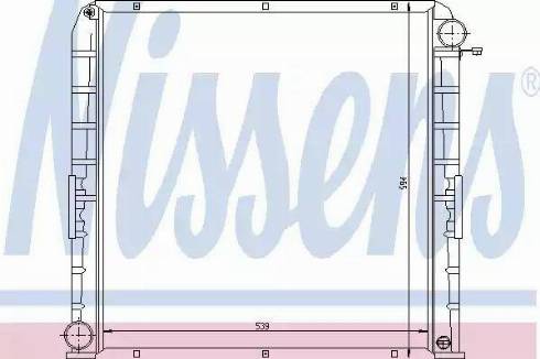 Nissens 62346 - Radiators, Motora dzesēšanas sistēma ps1.lv