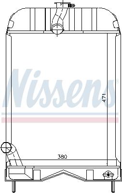 Nissens 62253 - Radiators, Motora dzesēšanas sistēma ps1.lv