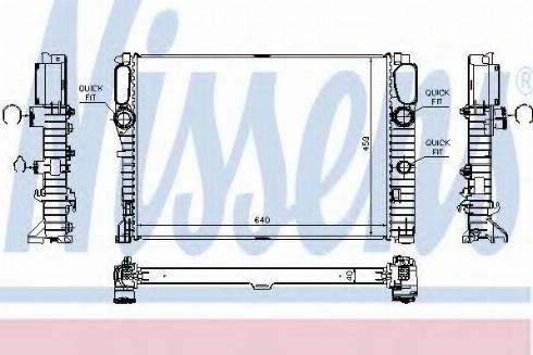 Nissens 62796 - Radiators, Motora dzesēšanas sistēma ps1.lv