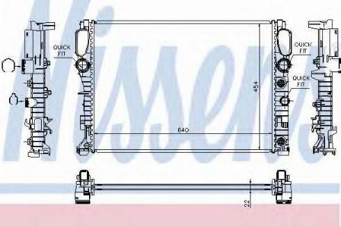 Nissens 62792 - Radiators, Motora dzesēšanas sistēma ps1.lv