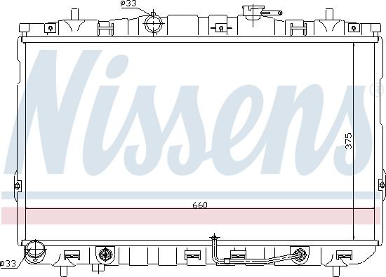 Nissens  67493 - Radiators, Motora dzesēšanas sistēma ps1.lv