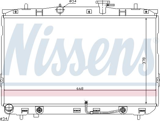 Nissens 67489 - Radiators, Motora dzesēšanas sistēma ps1.lv