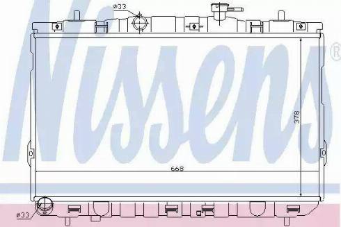 Nissens 67488 - Radiators, Motora dzesēšanas sistēma ps1.lv