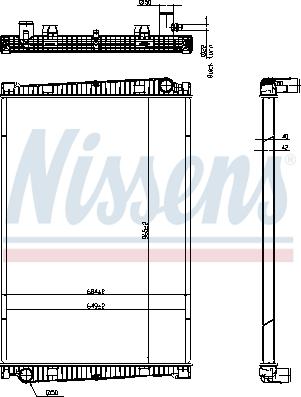 Nissens 67193 - Radiators, Motora dzesēšanas sistēma ps1.lv