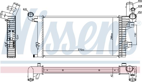 Nissens 67172 - Radiators, Motora dzesēšanas sistēma ps1.lv