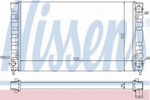 Nissens 67307 - Radiators, Motora dzesēšanas sistēma ps1.lv