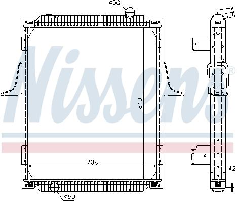 Nissens 67248 - Radiators, Motora dzesēšanas sistēma ps1.lv