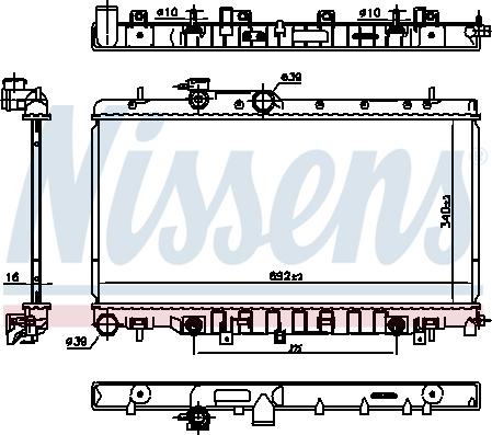 Nissens 67711 - Radiators, Motora dzesēšanas sistēma ps1.lv