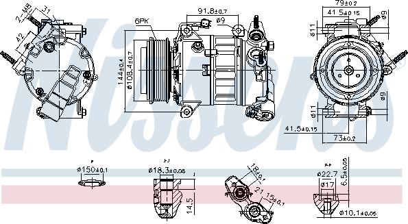 Nissens 890589 - Kompresors, Gaisa kond. sistēma ps1.lv