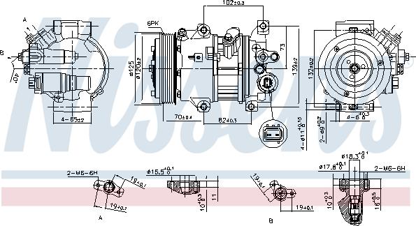 Nissens 890650 - Kompresors, Gaisa kond. sistēma ps1.lv