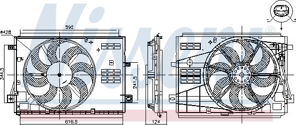 Nissens 85973 - Ventilators, Motora dzesēšanas sistēma ps1.lv