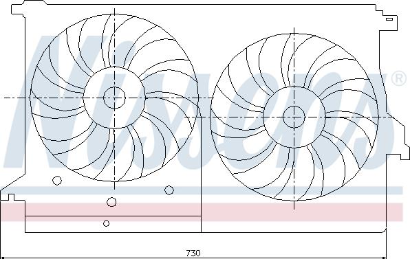 Nissens 85404 - Ventilators, Motora dzesēšanas sistēma ps1.lv