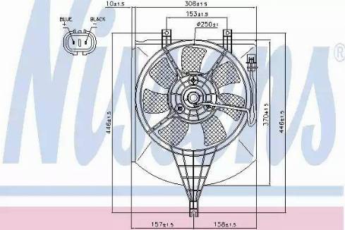 Nissens 85407 - Ventilators, Motora dzesēšanas sistēma ps1.lv