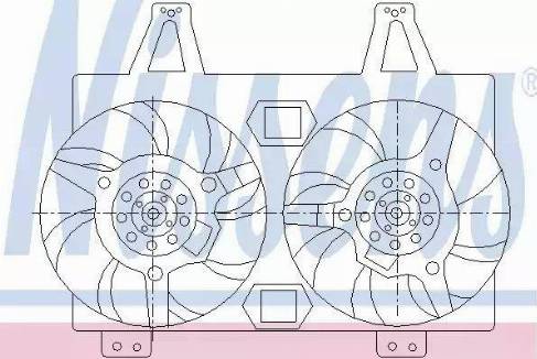 Nissens 85423 - Ventilators, Motora dzesēšanas sistēma ps1.lv