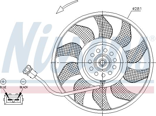 Nissens 85618 - Ventilators, Motora dzesēšanas sistēma ps1.lv