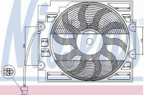 Nissens 85629 - Ventilators, Gaisa kond. sistēmas kondensators ps1.lv