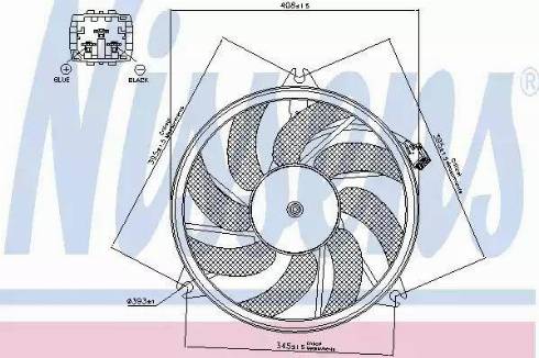 Nissens 85671 - Ventilators, Motora dzesēšanas sistēma ps1.lv