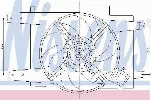 Nissens 85064 - Ventilators, Motora dzesēšanas sistēma ps1.lv