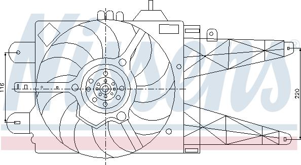 Nissens 85158 - Ventilators, Motora dzesēšanas sistēma ps1.lv