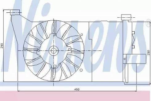 Nissens 85132 - Ventilators, Motora dzesēšanas sistēma ps1.lv