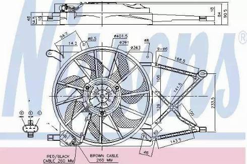 Nissens 85174 - Ventilators, Motora dzesēšanas sistēma ps1.lv