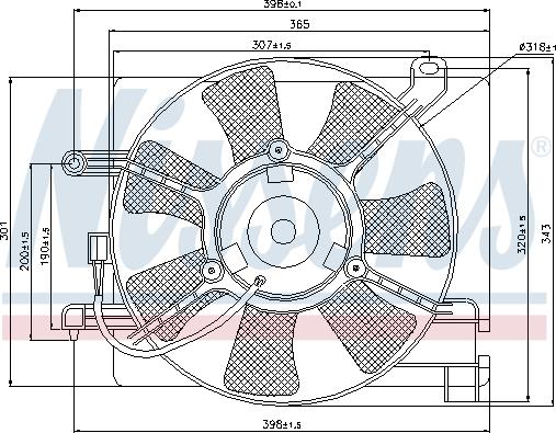 Nissens  85347 - Ventilators, Motora dzesēšanas sistēma ps1.lv