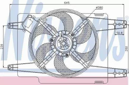 Nissens 85376 - Ventilators, Motora dzesēšanas sistēma ps1.lv