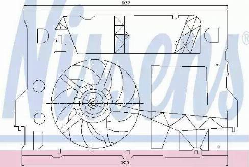 Nissens 85244 - Ventilators, Motora dzesēšanas sistēma ps1.lv